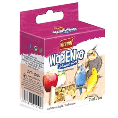 Produktbild von Vitapol Wapenko - Apfelkalkwürfel für Vögel 35g