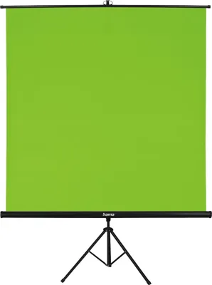 Produktbild von Hama Green Screen Hintergrund mit Stativ 180x180cm 2in1