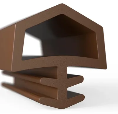 Produktbild von Braune Dichtung AIB KD11 für Holztüren 1m
