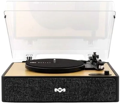 Immagine prodotto di Giradischi Rise Up EM-JT400-SB di House of Marley con Bluetooth e 2 altoparlanti da 5W