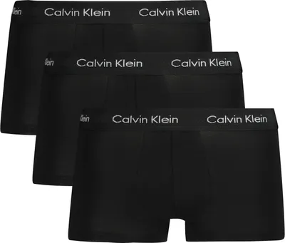 Produktbild von CALVIN KLEIN Herren Baumwolle Stretch Pants 3er Pack schwarz Größe M