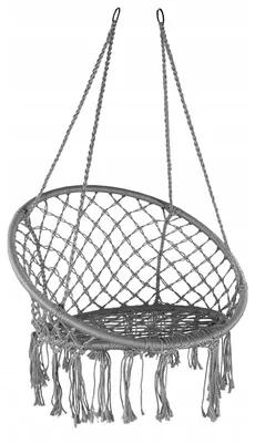 Zdjęcie produktu dla Bocianie gniazdo fotel wiszący huśtawka do ogrodu domu kosz 80cm