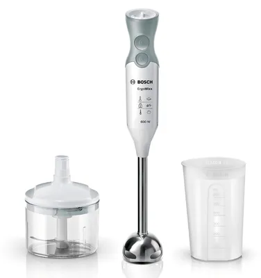 Produktbild von Bosch 0803091823059 Stabmixer, Kunststoffgehäuse, 600 Watt, 0,8 l Behälter, Universalzerkleinerer-Zubehör