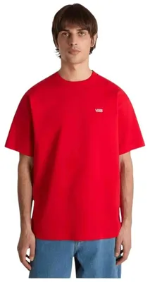 Produktbild von Herren Kurzarm T-Shirt Rot mit Print und Rundhalsausschnitt
