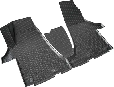 Produktbild von 3D Gummi Fußmatten vorne passend für VW T6 | BJ ab 2015> | passgenau mit Rand