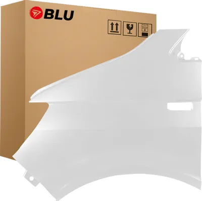 Produktbild von BLU Kotflügel Passend für Volkswagen Transporter T6 / Multivan LB9A Links Weiss CandyWeiss | 2015-2019 | Vorderseite Vorne | Lackiert | Einbaufertig