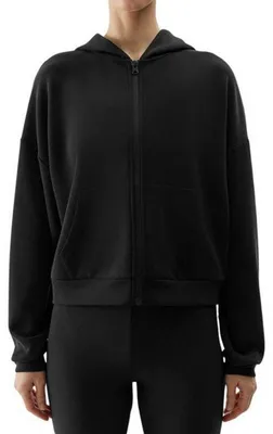 Produktbild von 4F - "4FWSS24TSWSF1002+" Hoodie mit durchgehendem Reißverschluss für Damen PP6394 (M) (Schwarz)