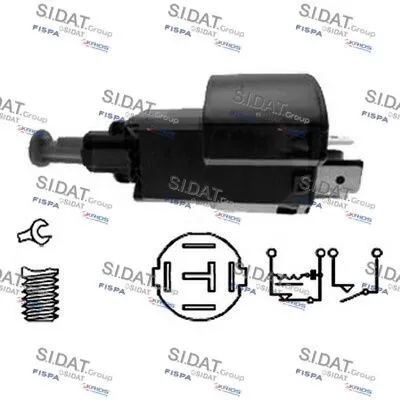 Produktbild von FISPA Bremslichtschalter 5.140067 für OPEL VECTRA B (36) mechanisch