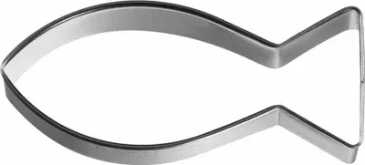 Immagine prodotto di Birkmann - Stampino per biscotti a forma di pesce, stampino, stampino per biscotti, biscotto, biscotti, acciaio inossidabile, 7,5 cm, 197718