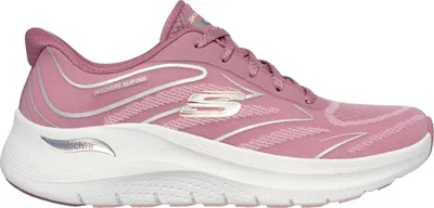 Zdjęcie produktu dla Damskie buty sportowe Skechers Arch Fit 2.0 z materiału w kolorze ciemnofioletowym