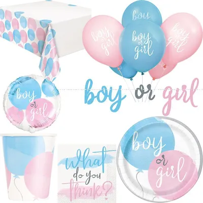 Produktbild von Babyparty Deko neutral Junge Mädchen Partyset  Boy or Girl