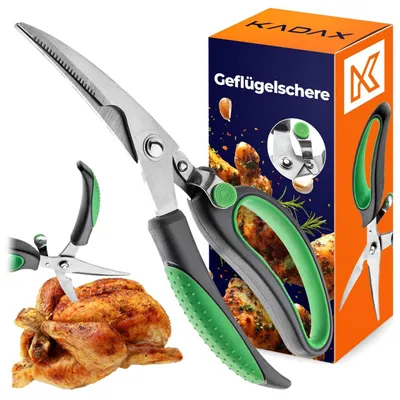 Geflügelschere aus Edelstahl, 23,5 cm, mit Sicherheitsverschluss