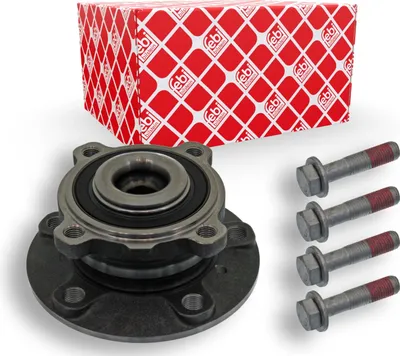 Produktbild von FEBI BILSTEIN Radlagersatz Vorne Links Vorne Rechts für BMW 7 (E65, E66, E67) Schrägkugellager 145mm 21168