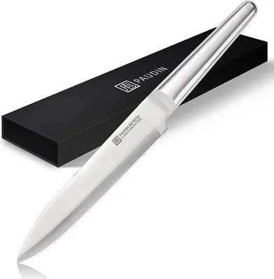 Immagine prodotto di Coltello da intaglio PAUDIN R3 20 cm – Coltello da carne professionale – Acciaio inossidabile tedesco 1.4116 – Igienico e monoblocco – Affilato come un rasoio – Impugnatura ergonomica