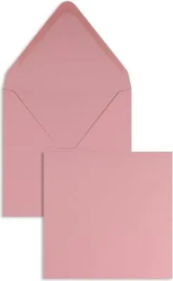 Produktbild von Briefumschläge 120x120mm 120g/qm gummiert VE=100 Stück tiefrosa