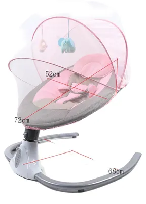 Image de Bébé-transat électrique, télécommande, musique intégrée, rose