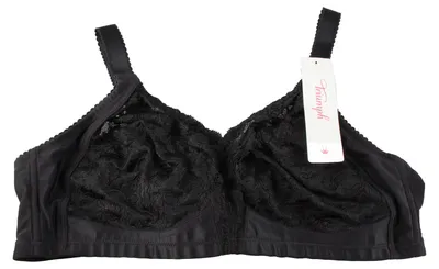 Produktbild von Triumph Delicate Doreen, Volle Tasse, Schwarz, Wirefree, Muster, Weiblich, Blumenmuster