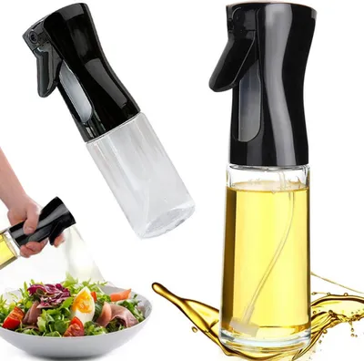 Obrázok produktu pre Rozprašovač na olej a ocot 200 ml sklenený rozprašovač