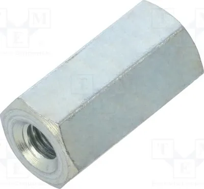 Immagine prodotto di 10 distanziatori con filettatura, diametro 12 mm, esagonale interno: M3. 125x12 distanziatori