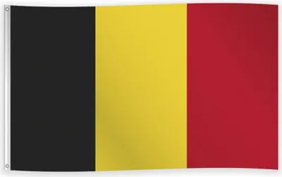 Produktbild von Belgien Länderflagge aus Stoff 90x150cm