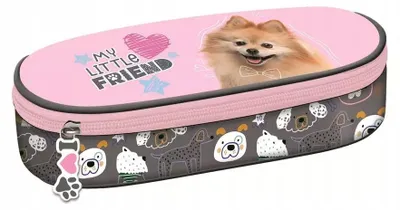 Obrázok produktu pre Piórnik saszetka usztywniana Sweet Pomeranian z klapką