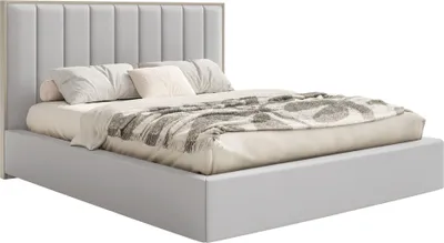Obrázek produktu pro Selsey Togents - Čalouněná postel 160x200 s velurovým potahem, světle šedá