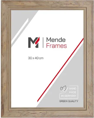 Produktbild von MendeFrames Bilderrahmen H660 Shabby-Chic 60x80 cm natur Antireflexglas