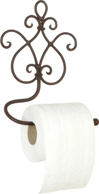 Image de Clayre & Eef Porte-rouleau WC 17x7x22 cm Brun Fer