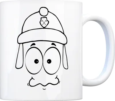 Produktbild von Tassengesichter Kaffeebecher mit Feuerwehr Motiv Tasse Kaffeebecher