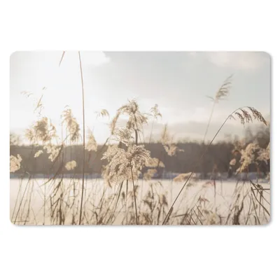 Produktbild von MuchoWow® Mauspad Mousepad Wasser - Pampasgras - Pflanzen 27x18 cm - Mousepads - Maus Mat - Pad - Mausunterlage - Büroartikel - Desk Matten