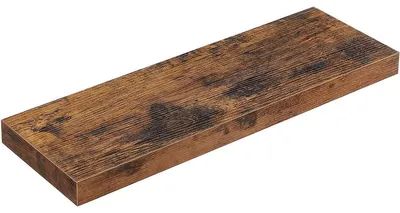 Produktbild von Schweberegal 60cm aus rustikalem Holz und Eisen