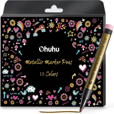 Obrázok produktu pre Metalické fixky OHUHU Metallic, 10ks