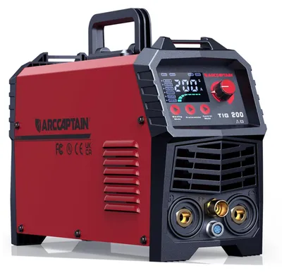 Imagen del producto de Máquina de soldadura TIG pulsada AC/DC de 200 amperios, con alimentación de 230V, para soldadura de aluminio y metales