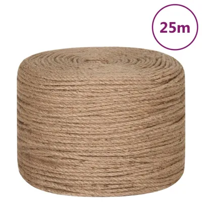 Produktbild von vidaXL Juteseil 25 m Länge 6 mm Stärke