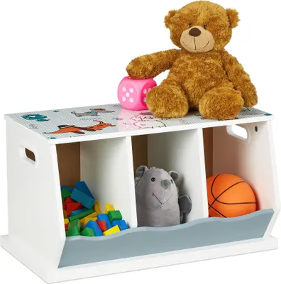 Obrázok produktu pre Detská polica s 3 priehradkami RD37490