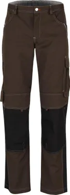 Produktbild von beb HANDWERK Damen Bundhose INFLAME Polyestermix Braun/Schwarz 44
