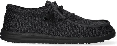 Produktbild von HEYDUDE Wally Sox Herren Halbschuhe Total Black Größe 42