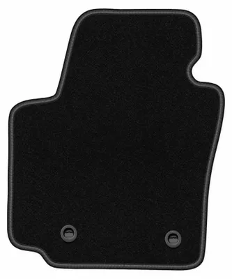 Produktbild von Fahrermatte Velours für Seat Altea 2004-08.2008 (Minivan) – 1-tlg, Schwarz, passgenau – Wielganizator BASIC