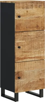 Obrázek produktu pro Komoda se 3 dvířky 40 x 33 x 110 cm masivní mangovník a železo