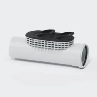 Produktbild von POLOPLAST Reinigungsrohr, DN160, POLO-EHP Control, PP-MD, Ø160mm, weiß, 1 Stk.