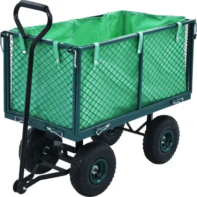 Produktbild von (Robust Möbel)Gartenwagen Grün 350 kg NEU315866 - Bollerwagen