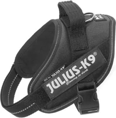 Produktbild von Julius-K9 14831, Hund, Westengeschirr, Mini/M, Schwarz, Einfarbig, 49 cm