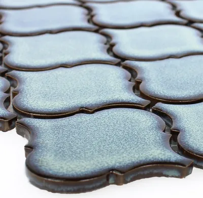 Produktbild von Keramik Mosaikfliesen Trier Florentiner Blau