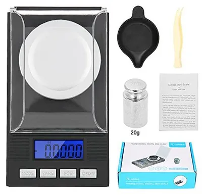 Präzisionswaage 20 g / 0,001 g, digital, mit Tara-Funktion