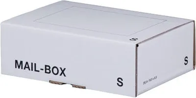 Produktbild von 20x Versandkarton 249x175x79mm MAILBOX S mit Steckverschluss wiederverschließbar weiß