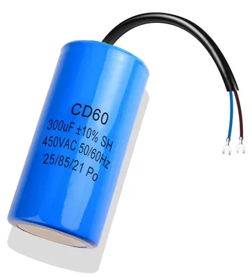 CD60 Motorkondensator 300 µF 450 V AC 50/60 Hz