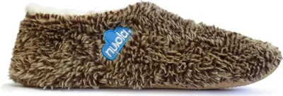 Produktbild von NUVOLA. Hausschuhe Herren Damen rutschfester Sohle warm gepolstert bequem braun 36/37 EU - UNP