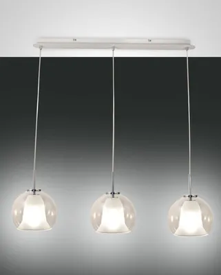 Produktbild von Fabas Luce Pendelleuchte Bretagna E27 2000x830mm Weiß transparent