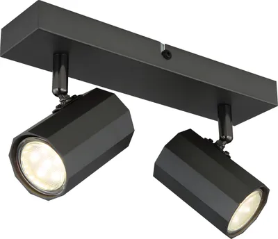 Produktbild von GLOBO 57918-2, Grau, Aluminium, Metall, IP20, I, GU10, LED