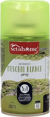 Produktbild von Nachfüller für automatischen Duftspender 250ml Lufterfrischer Raumspray Duftspray Raumduft Nachfüllpackung Nachfülldosen Air Freshener Automaticspray, Variante:Weißer Moschus